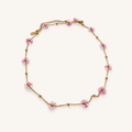 COLLAR FLORES ROSADAS