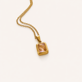 COLLAR ROSA VINTAGE