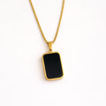 COLLAR SQUARE NEGRO