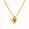 COLLAR CORAZÓN DORADO