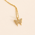 COLLAR MARIPOSA DIAMANTE
