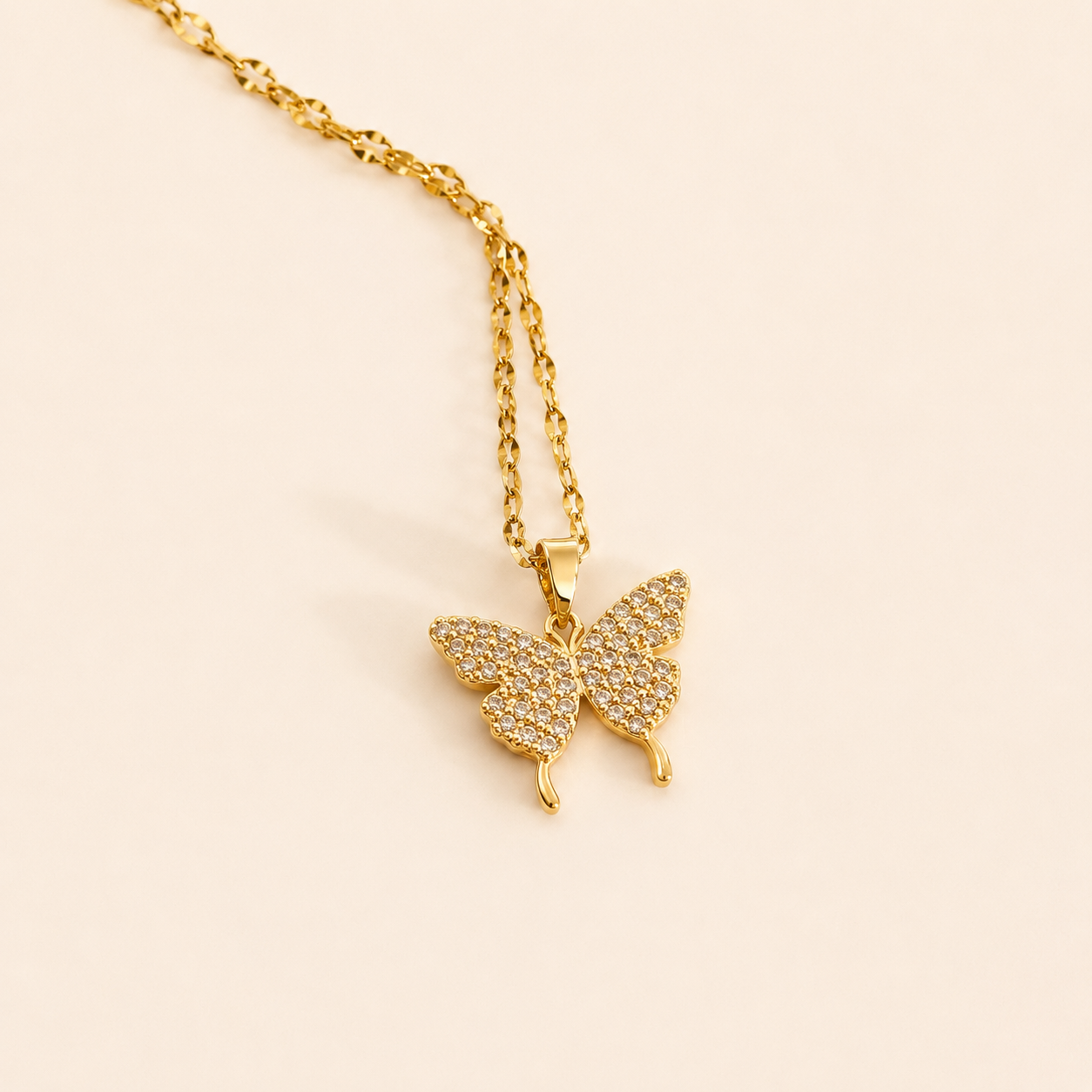 COLLAR MARIPOSA DIAMANTE