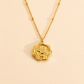 COLLAR VINTAGE SELLO DE FLOR