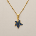 COLLAR HOJA LOBELIA