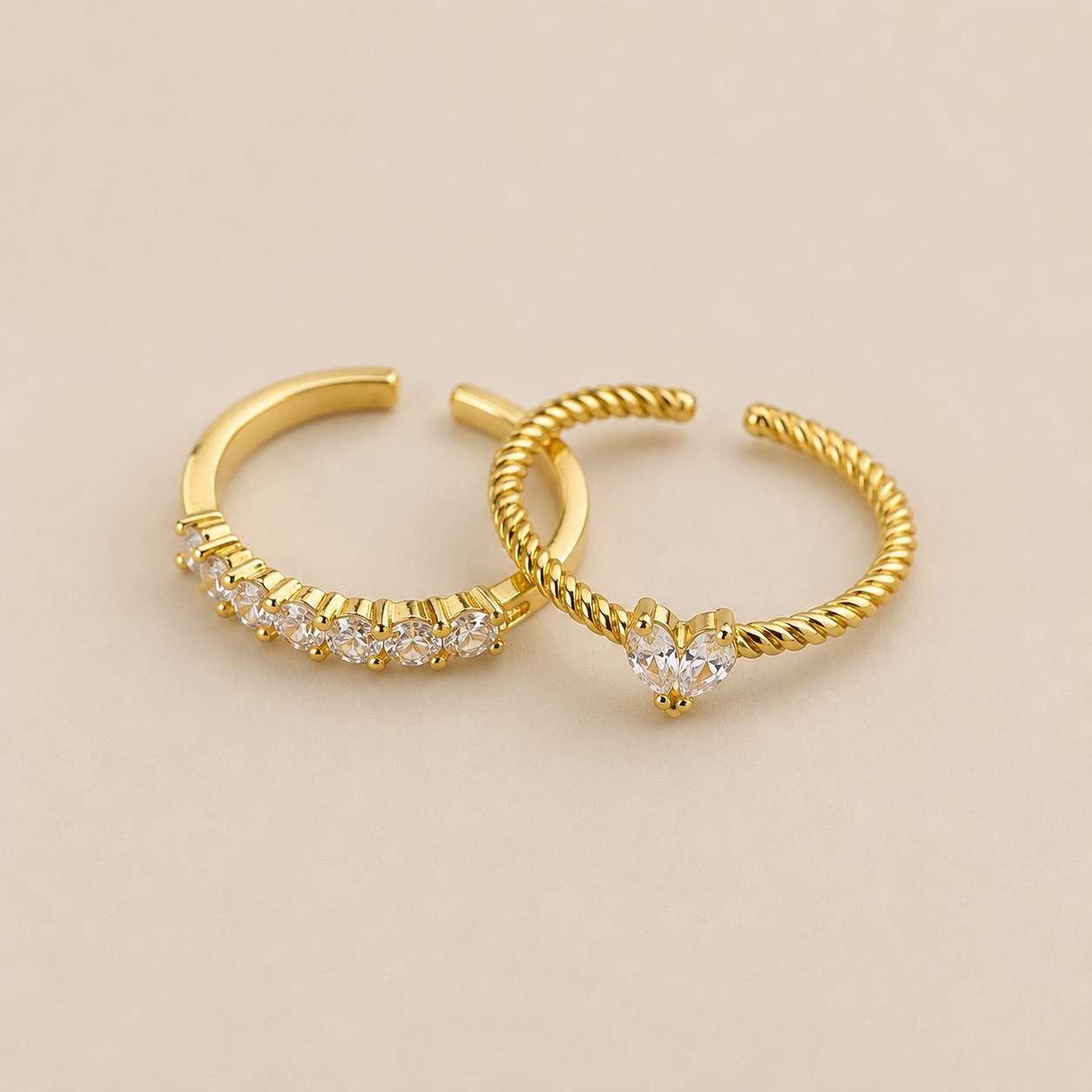 ANILLOS DÚO DE CORAZÓN