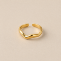 ANILLO ONDA DORADA