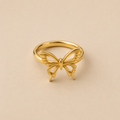 ANILLO MARIPOSA DORADA