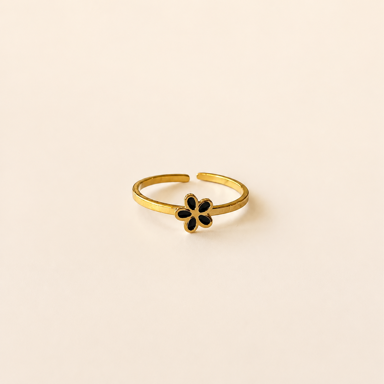 ANILLO FLOR NEGRA