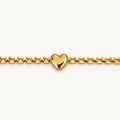 PULSERA CADENA CORAZÓN