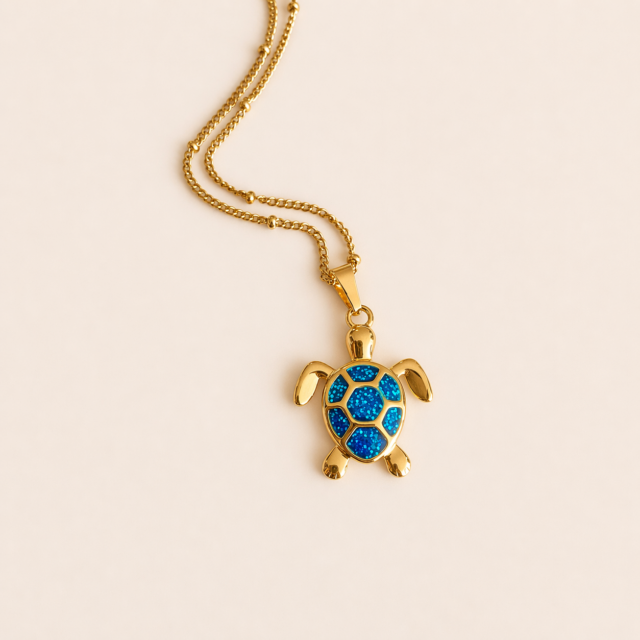 COLLAR TORTUGA AZUL