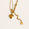 COLLAR CORAZÓN ESTRELLA