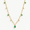 COLLAR CRISTAL VERDE