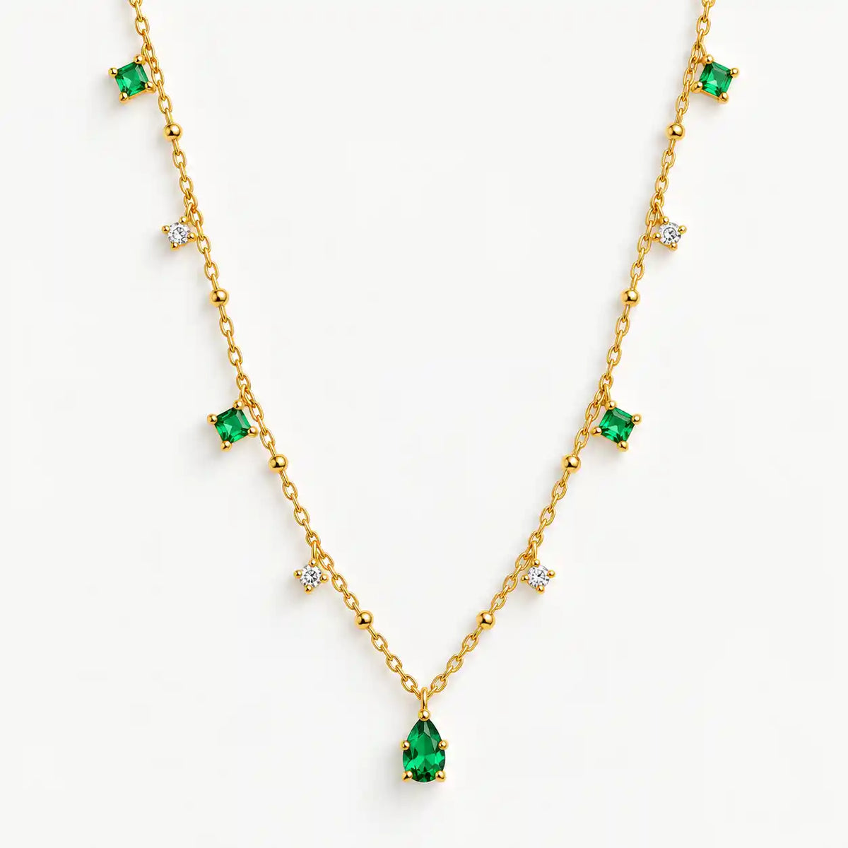 COLLAR CRISTAL VERDE