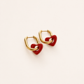 ARGOLLAS CORAZÓN ROJO