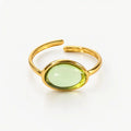 ANILLO IRREGULAR VERDE