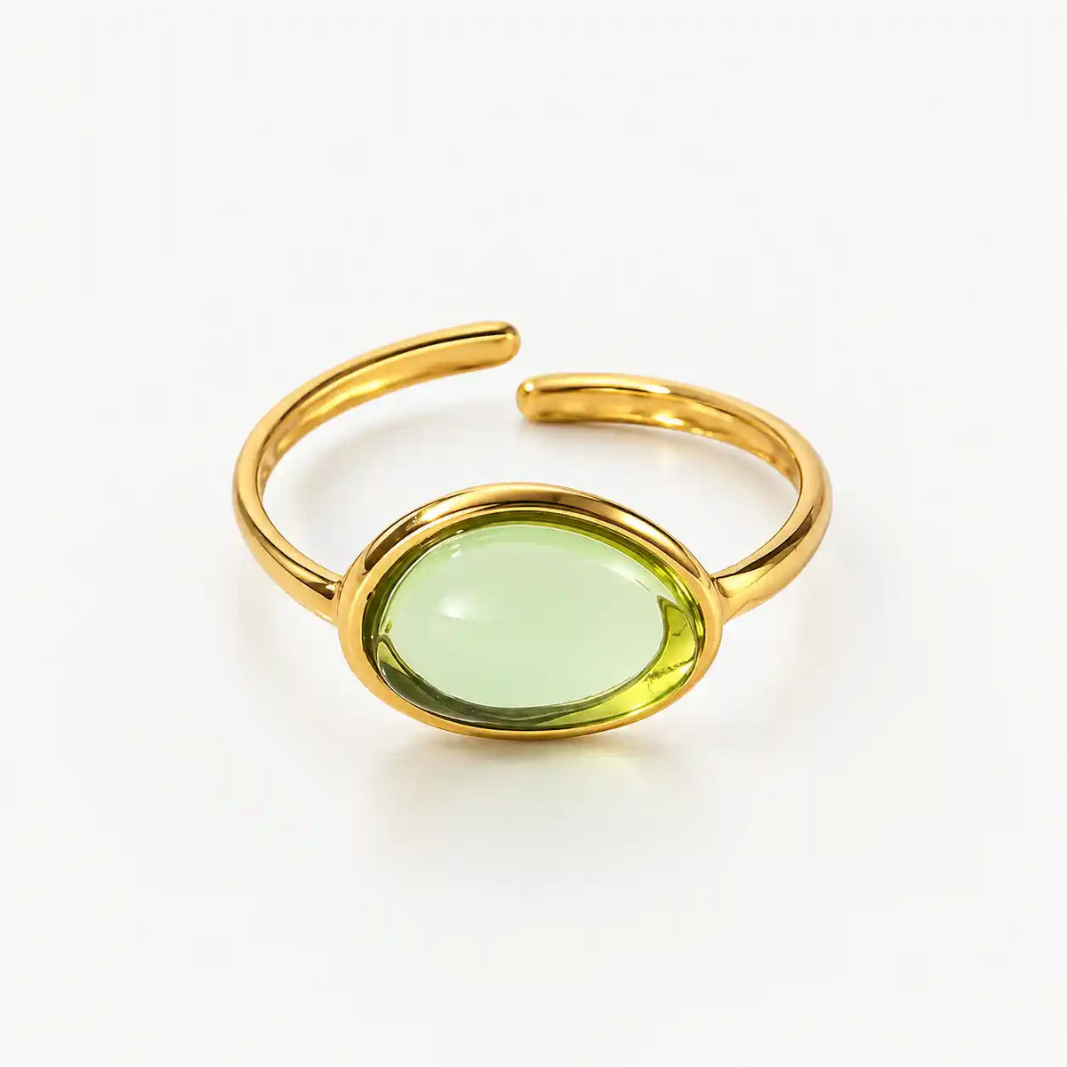 ANILLO IRREGULAR VERDE
