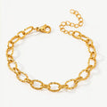 PULSERA ESLABON CON TEXTURA