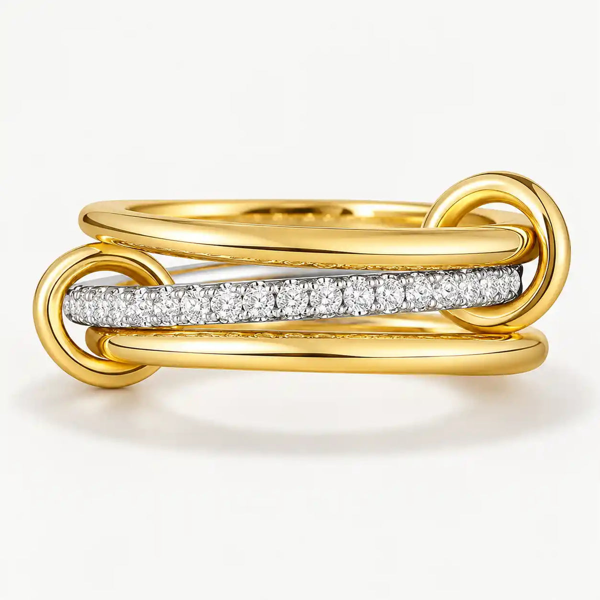 ANILLO NUDO CRISTALES