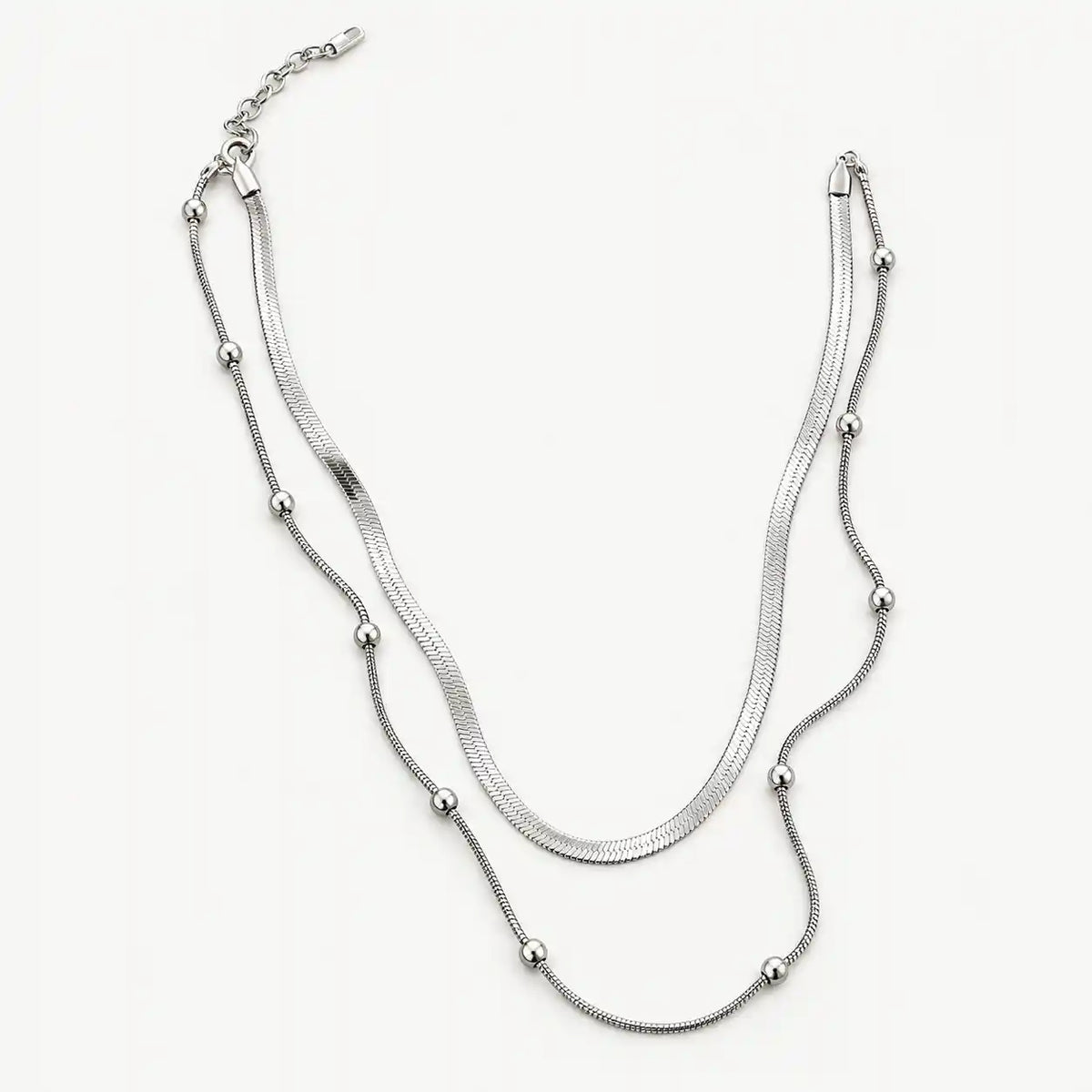 COLLAR DOBLE PLATA