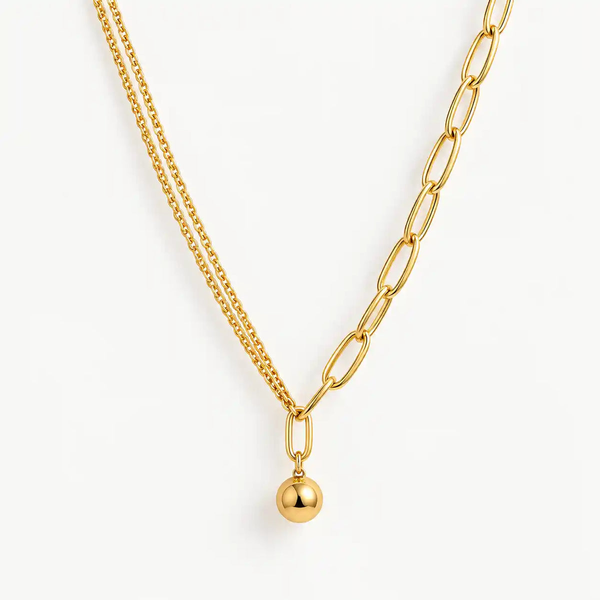 COLLAR CADENA CIRCULO