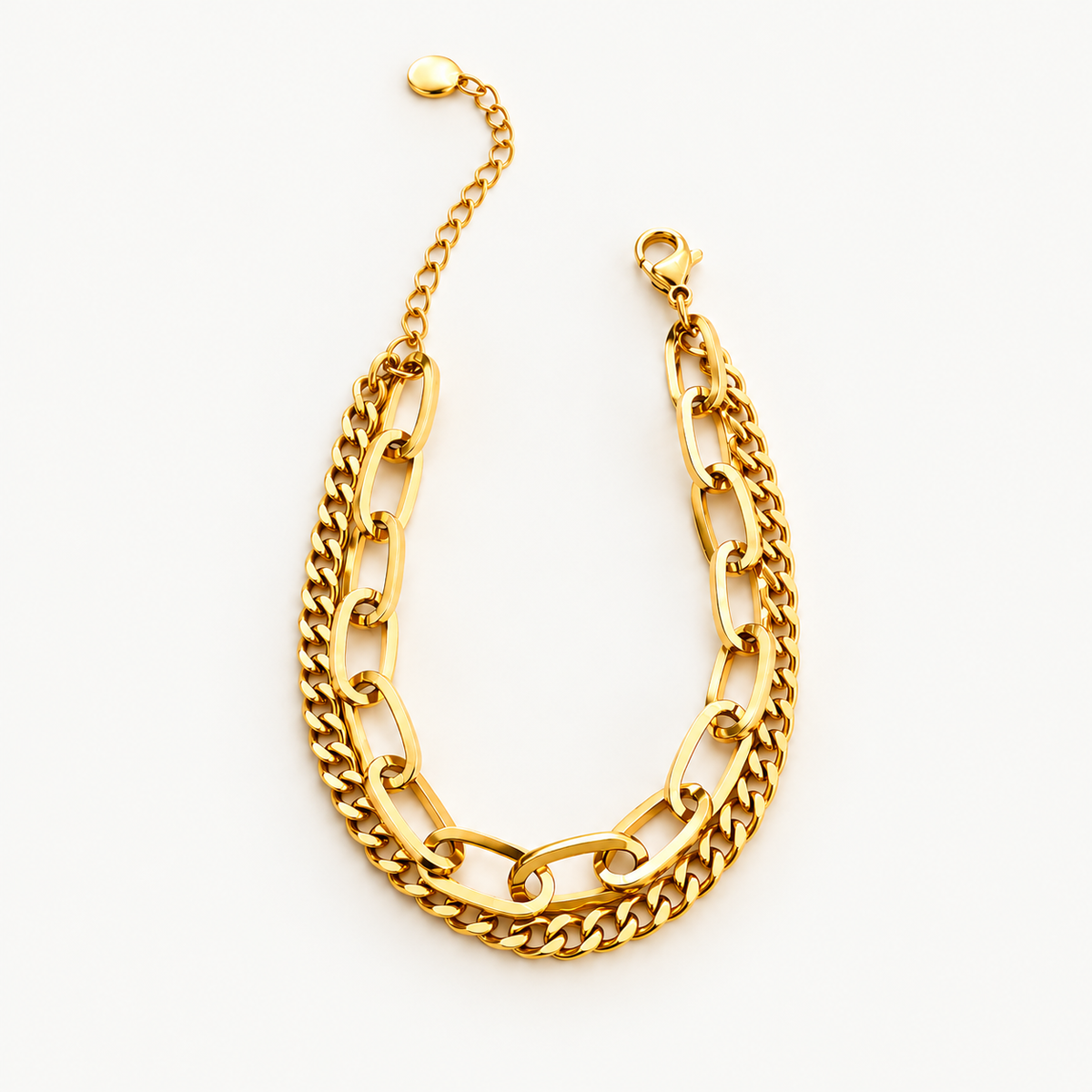 PULSERA DOBLE CADENA