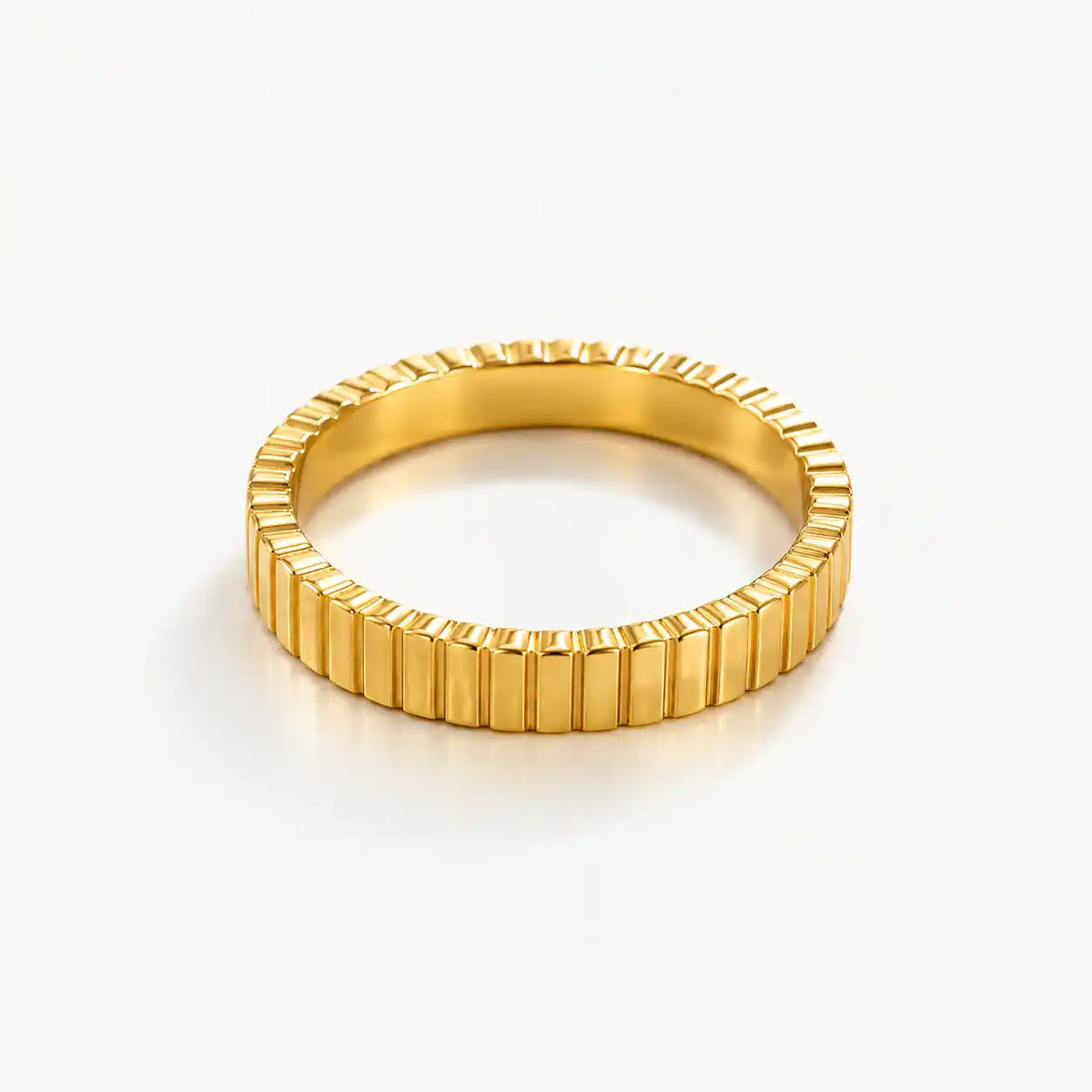 ANILLO TEXTURA DORADO