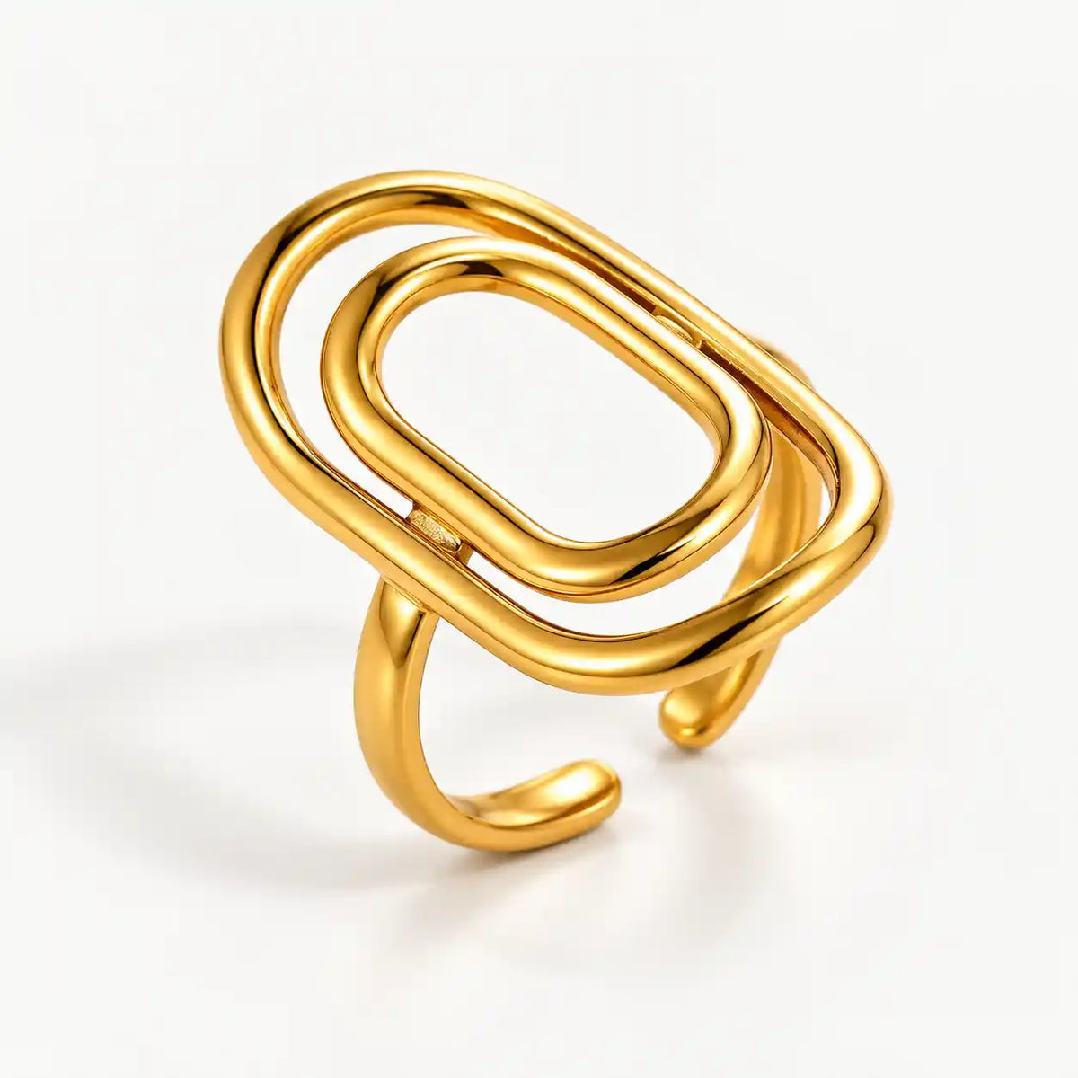 ANILLO OVALO DOBLE