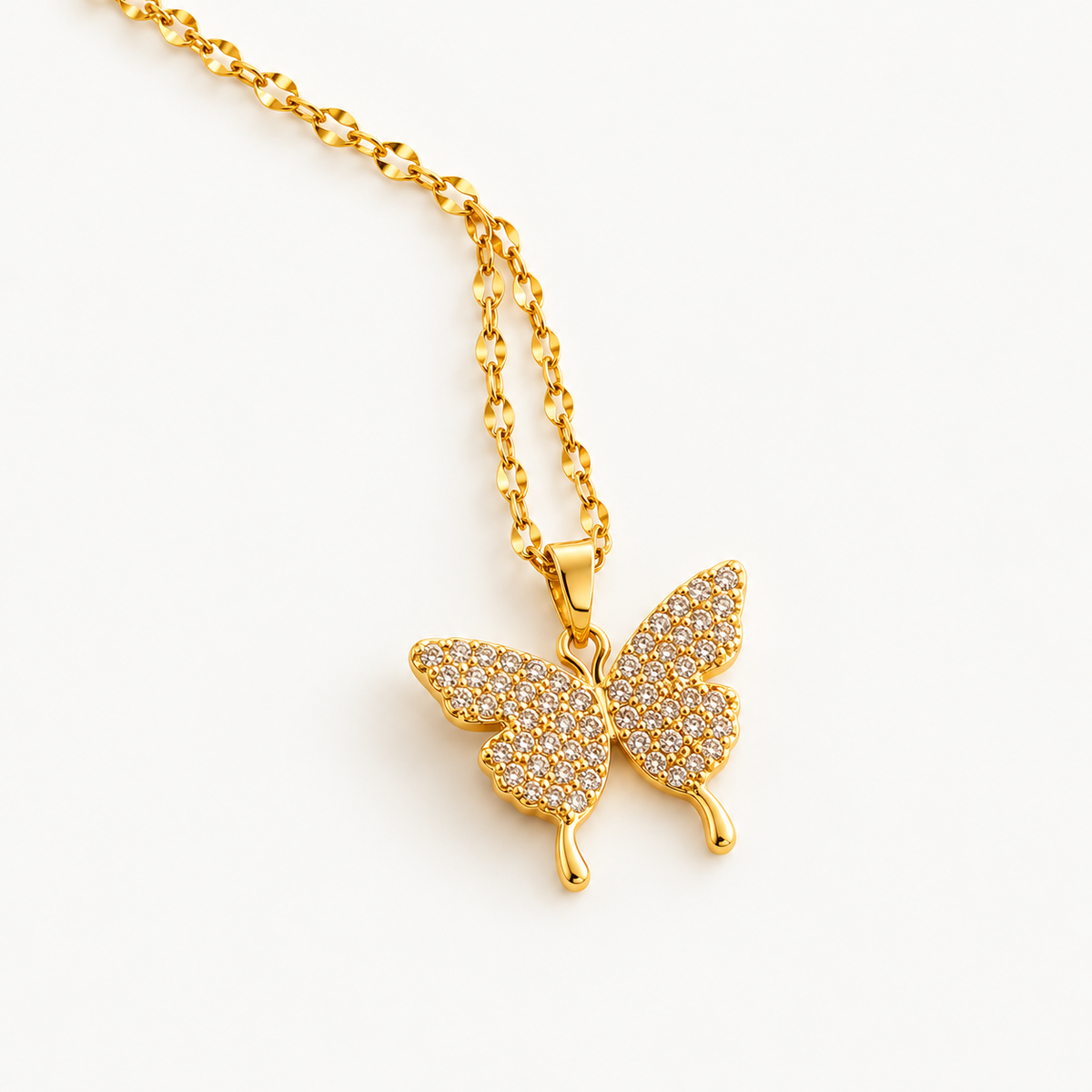 COLLAR MARIPOSA DIAMANTE